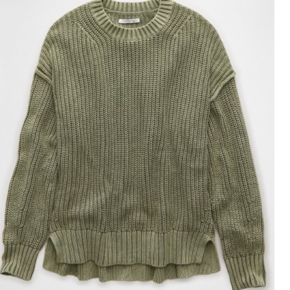American Eagle Olive Green Women's Sweater